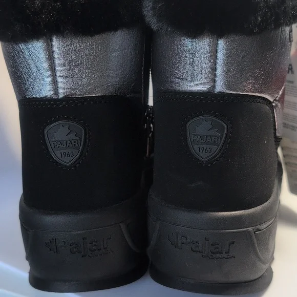 Pajar metallic pewter women's size 10 winter boots - Picture 4 of 6